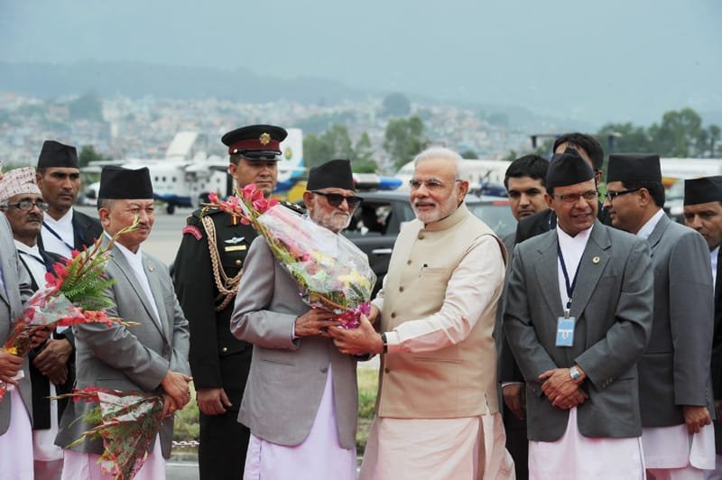 The Prime Minister, Shri Narendra Modi being received by the…