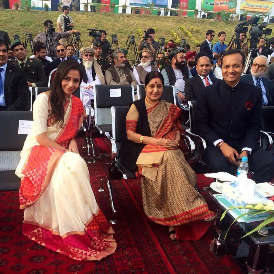 FLAG FOUNDATION OF INDIA HOISTS MONUMENTAL AFGHANISTAN FLAG
