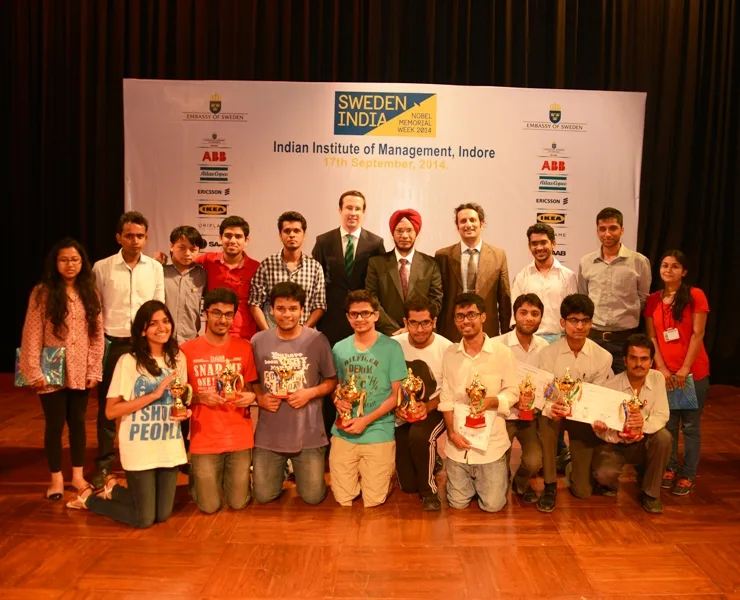 National Law Institute University ( Bhopal )qualifies for the Sweden Nobel Memorial Quiz 2014