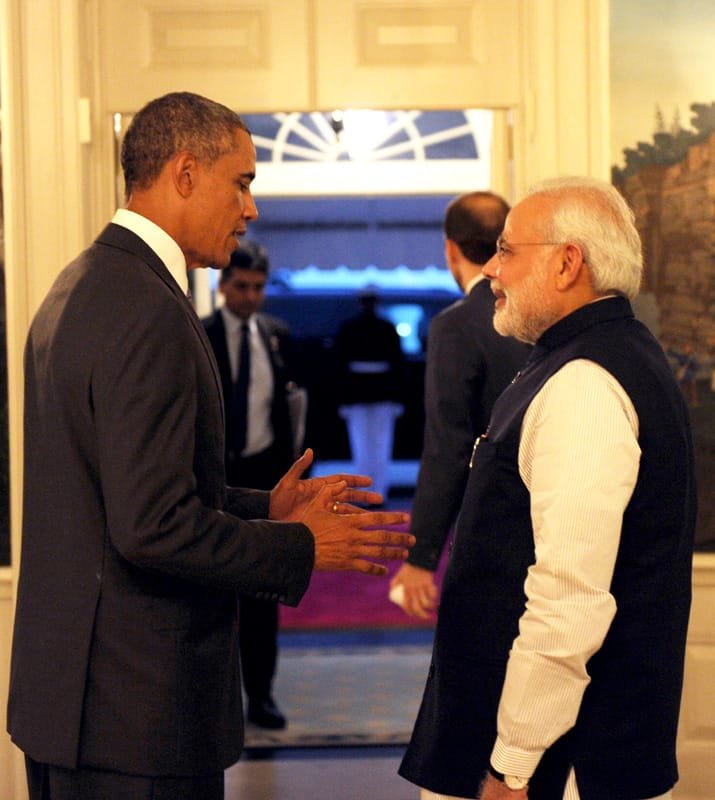 The President Barack Obama of the United States welcomes the Prime Minister,…