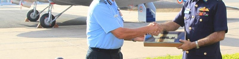 The Air Officer Commanding in Chief Western Air Command, Air Marshal ...