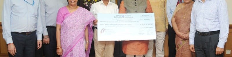 The CMD, Engineers India Limited, Shri A. K. Purwaha handing over the...