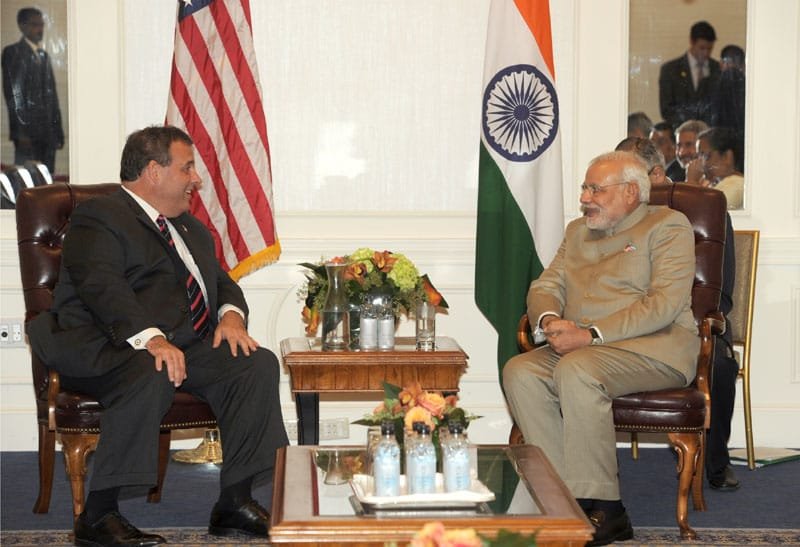 The Governor of New Jersey, Mr. Chris Christie meeting the Prime Minister, ...