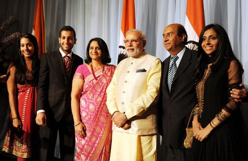 The Prime Minister, Shri Narendra Modi meeting the Indian community…