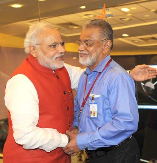 The Prime Minister, Shri Narendra Modi congratulating the ISRO Chairman, …