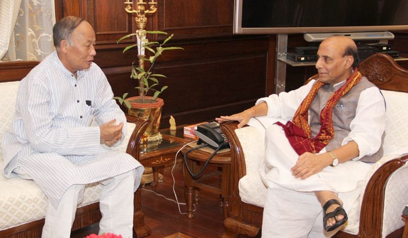 The Chief Minister of Manipur, Shri Okram Ibobi Singh calling on the …