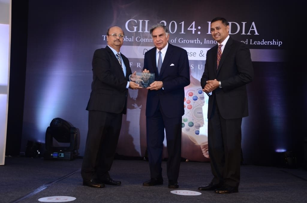 RATAN TATA RECIEVES FROST AND SULLIVAN GROWTH,INNOVATION AND LEADERSHIP AWARD