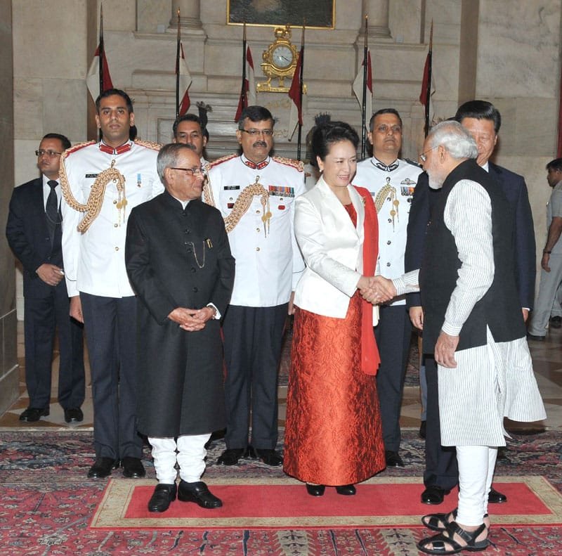 The Prime Minister, Shri Narendra Modi, at the banquet hosted in honour of …