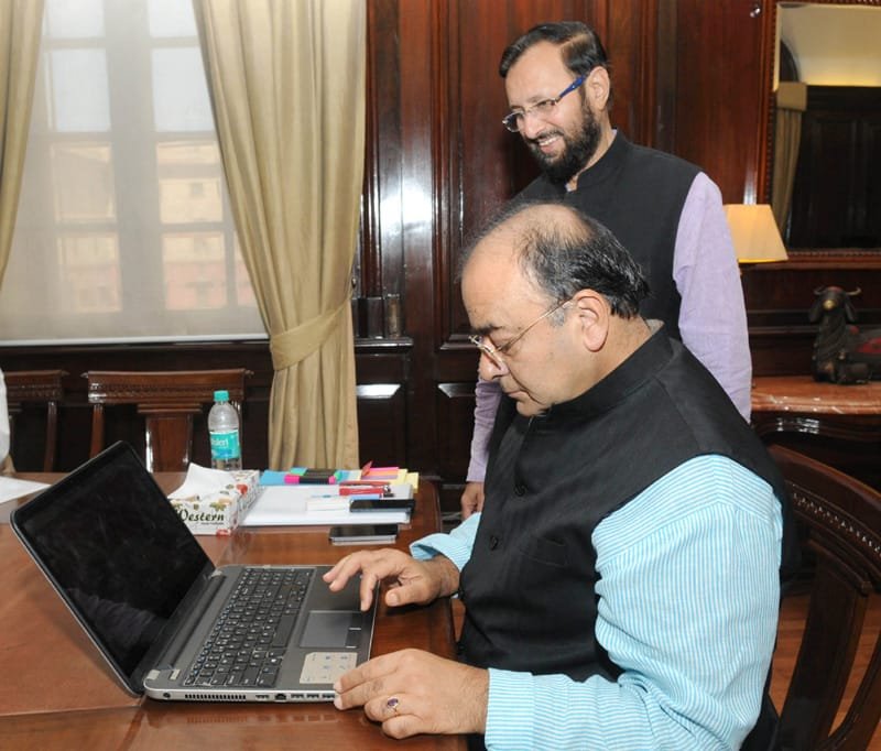 The Union Minister for Finance, Corporate Affairs and Defence, Shri Arun Jaitley…