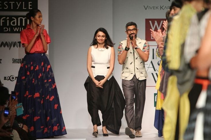 VIVEK KARUNAKARAN SHOWCASES SPRING SUMMER 2015 AT WIFW