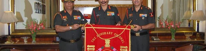 The Chief of Army Staff, General Dalbir Singh taking over as the Honorary Colonel ...