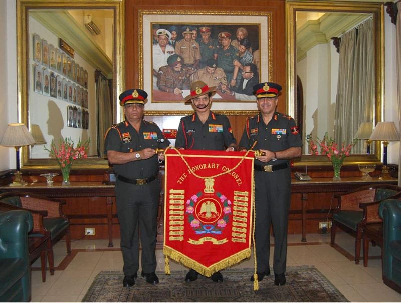 The Chief of Army Staff, General Dalbir Singh taking over as the Honorary Colonel …