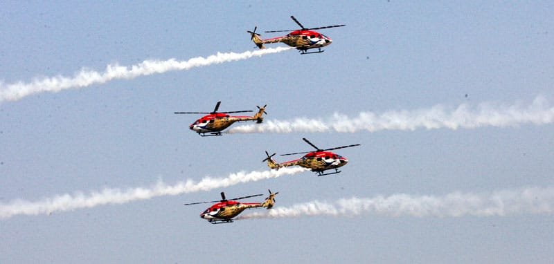 Glimpses of Air Force Day Parade full dress rehearsal at Air Force Station Hindan, in Uttar Pradesh