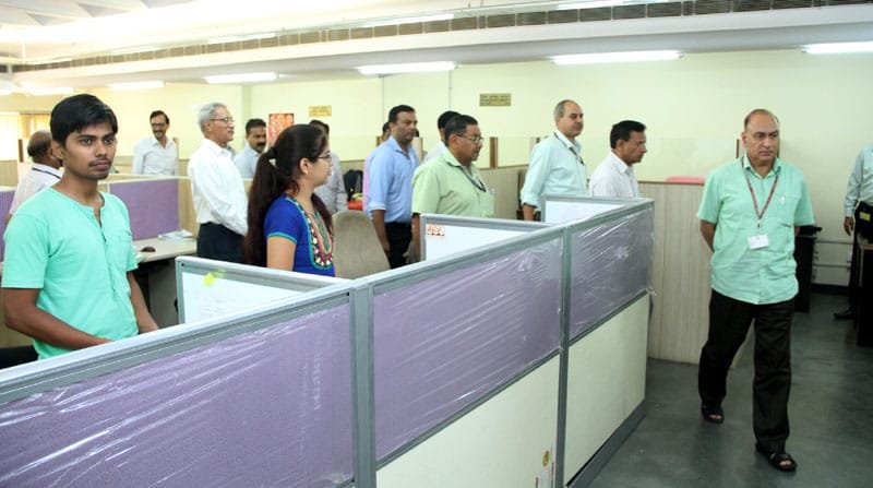 The Home Secretary, Shri Anil Goswami inspecting the premises of NDCC-II …