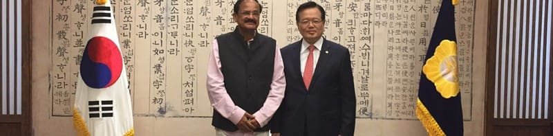 The speaker of South Korea National Assembly, Dr. Kang Chang-Hee...