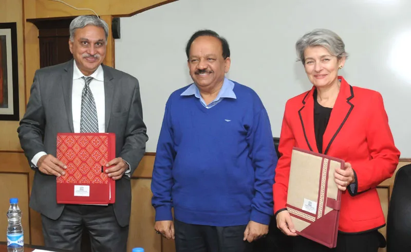 The DG UNESCO, Ms. Irina Bokova and the Secretary, Ministry of Earth Sciences…