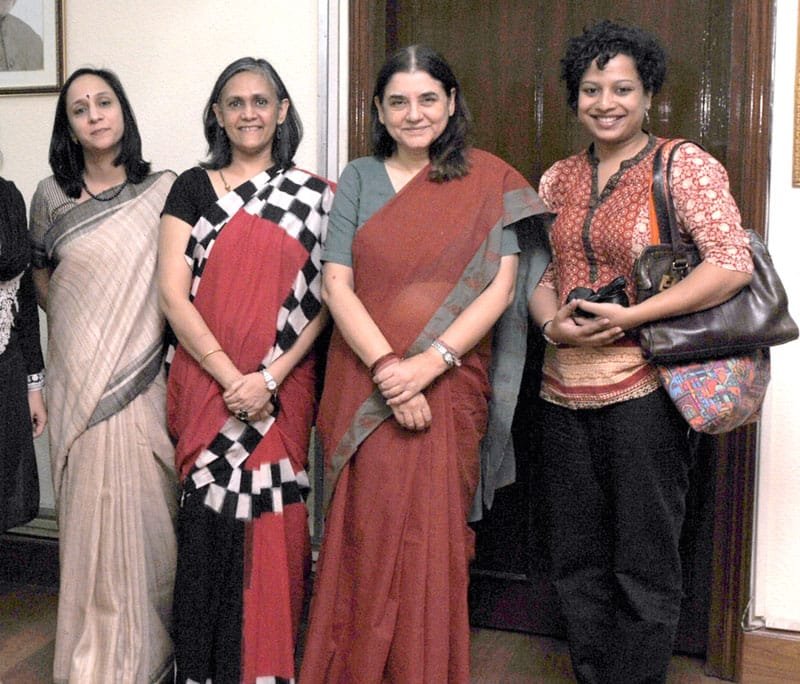 The Union Minister for Women and Child Development, Smt. Maneka Sanjay Gandhi at ..