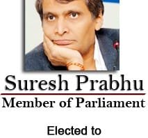 FORMER SHIV SENA LEADER SURESH PRABHU JOINS BJP