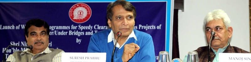 The Union Minister for Railways, Shri Suresh Prabhu along with the ...