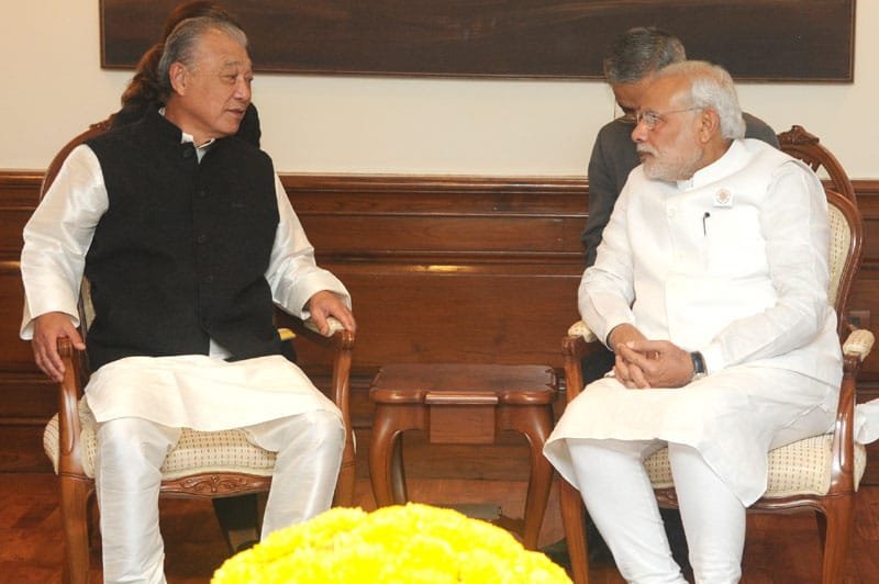 The Chairman of the Nippon Foundation, Mr. Yohei Sasakawah with the…