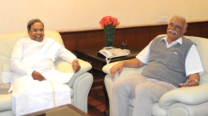 The Chief Minister of Karnataka, Shri Siddaramaiah meeting the Union Minister …