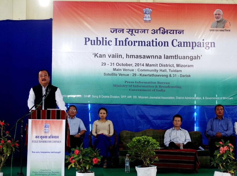 The Minister for Food Civil Supply & Consumer Affairs, Mizoram, Shri John Rotluangliana ..