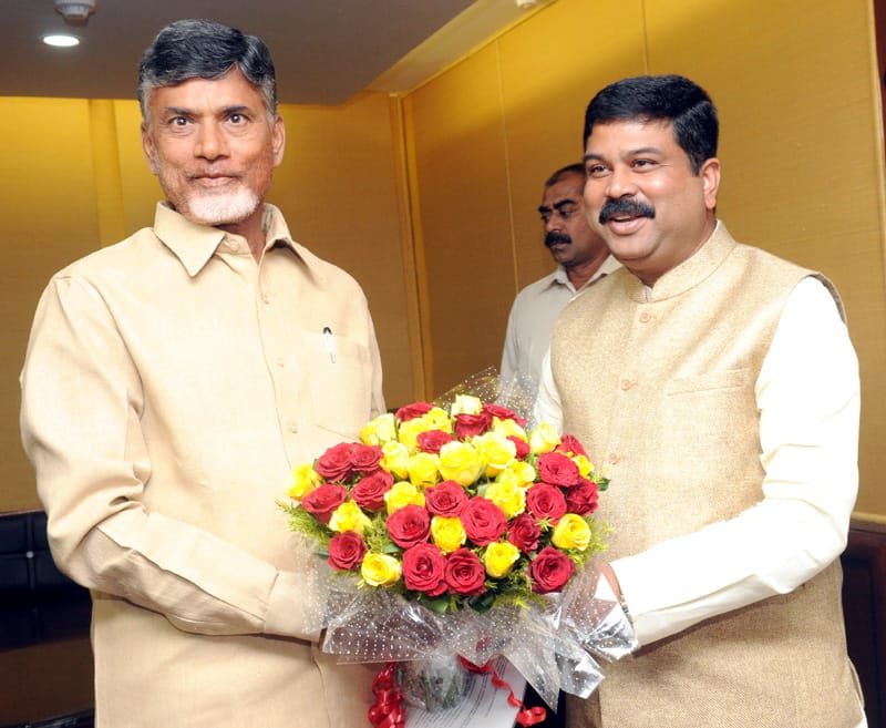 The Chief Minister of Andhra Pradesh, Shri N. Chandra Babu Naidu calling on …