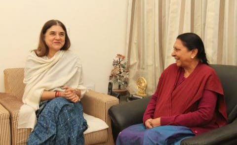 The Union Minister for Women and Child Development, Smt. Maneka Sanjay Gandhi...