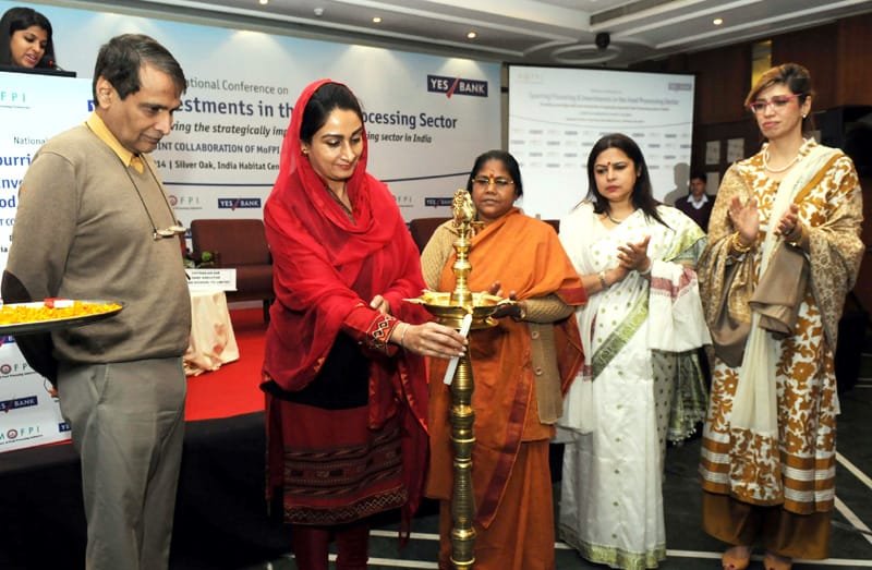 The Union Minister for Food Processing Industries, Smt. Harsimrat Kaur Badal…