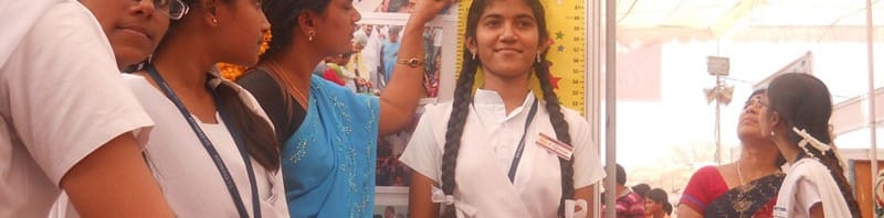 Deficiency of Nutritious food test at ICDS stall in ongoing, during the ...