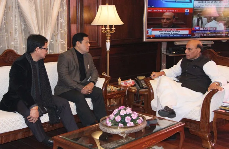 The Union Home Minister, Shri Rajnath Singh discussed the relief and rehabilitation work..