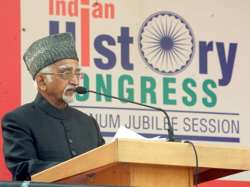 The Vice President, Shri Mohd. Hamid Ansari addressing at the “Platinum Jubilee Session..