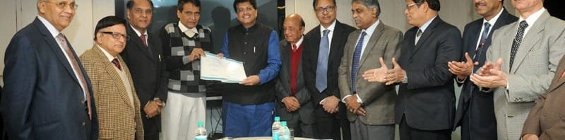 The Union Minister for Railways, Shri Suresh Prabhakar Prabhu presenting the...