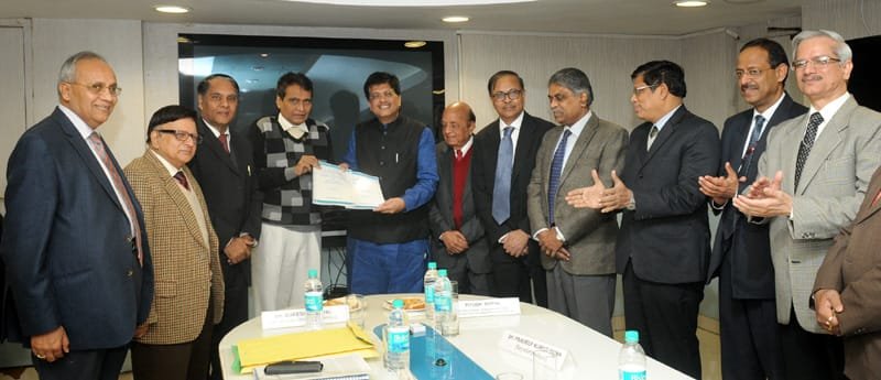 The Union Minister for Railways, Shri Suresh Prabhakar Prabhu presenting the…