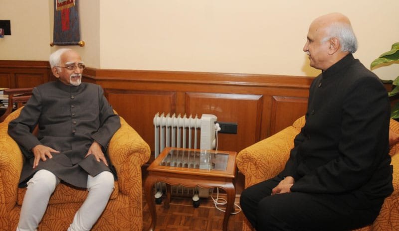 The newly appointed Secretary General, Lok Sabha, Shri Anoop Mishra...