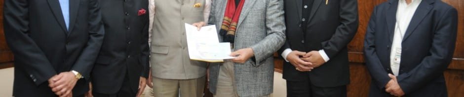 The CMD, Dainik Jagran, Shri M.M. Gupta and the Editor-in-Chief and CEO, Dainik Jagran,...