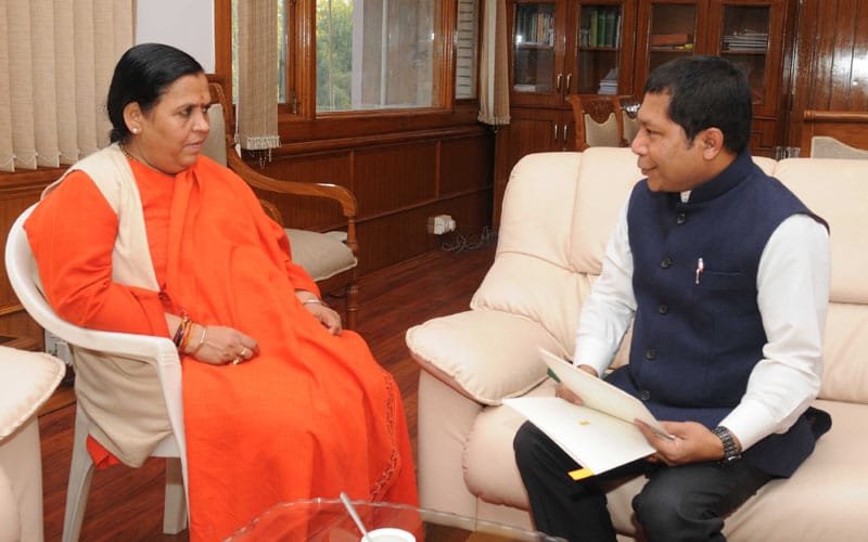 The Chief Minister of Meghalaya, Dr. Mukul Sangma calling on the …