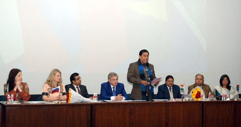 The Minister of State for Youth Affairs and Sports (Independent Charge), Shri Sarbananda Sonowal..