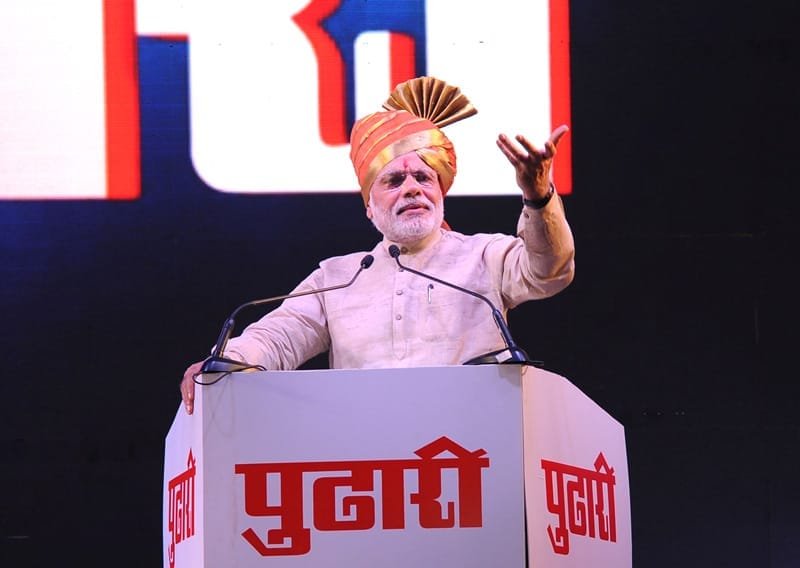 The Prime Minister, Shri Narendra Modi addressing at the Platinum Jubilee celebrations of..