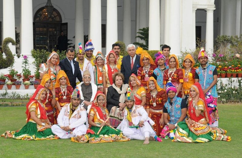 The Vice President, Shri Mohd. Hamid Ansari and his wife Smt. Salma Ansari ..