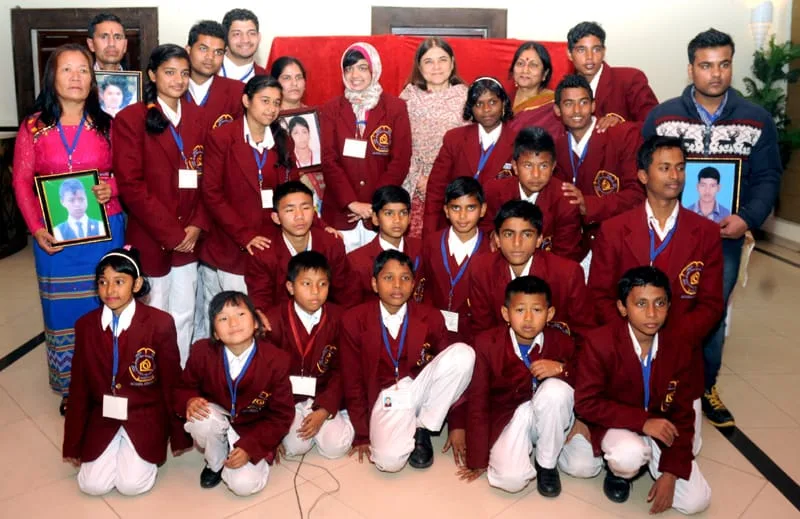 The Union Minister for Women and Child Development, Smt. Maneka Sanjay Gandhi with..