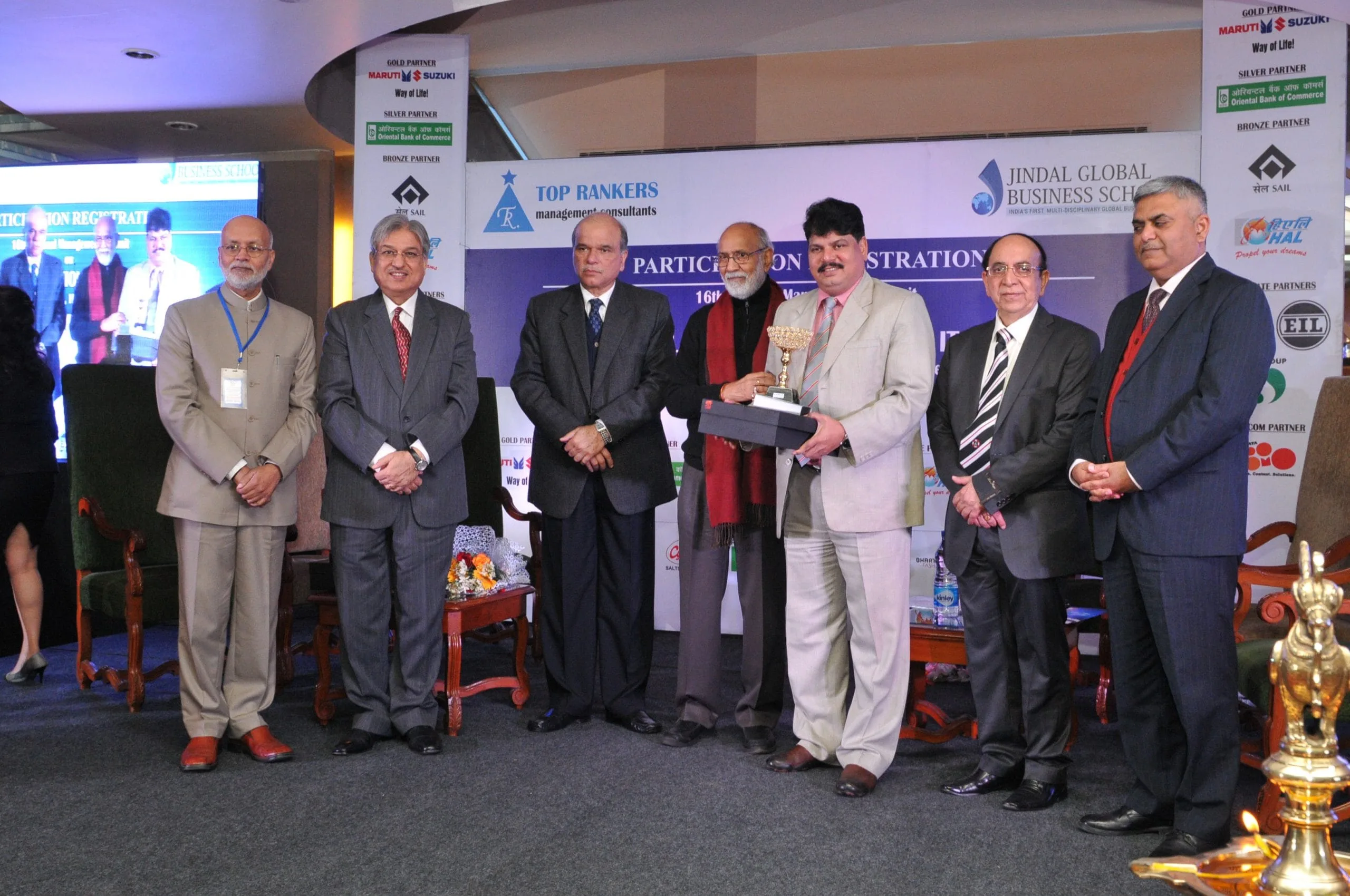 K BISWAL ,DIRECTOR FINANCE NTPC CONFERRED WITH TOP RANKERS EXCELLENCE AWARD 2015