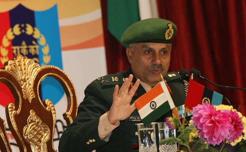 The DG, NCC, Lt. Gen. A. Chakravarty addressing a press conference on the eve of ..