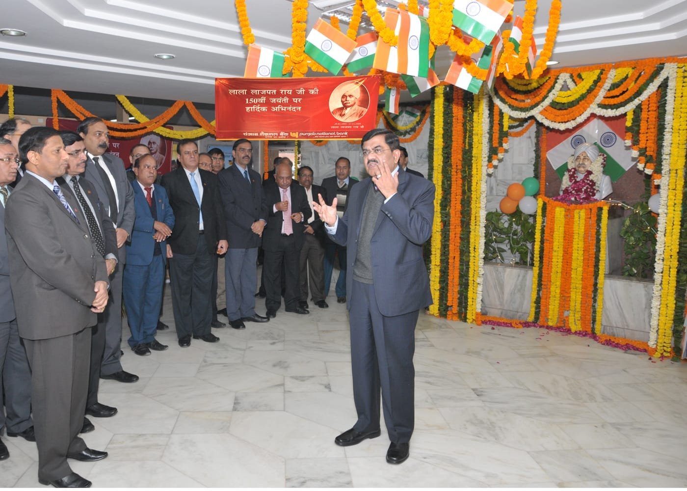 PNB CELEBRATES 150TH BIRTH ANNIVERSARY OF ITS FOUNDER LALA LAJPAT RAI
