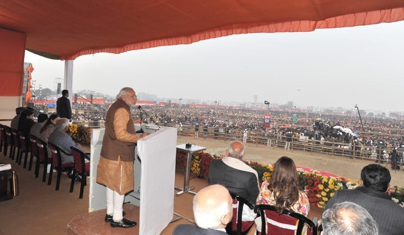 The Prime Minister, Shri Narendra Modi addressing at the launch of..