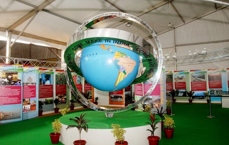 A view exhibition of the ‘Pride of India Expo’ a mega science & technology exhibition, in Mumbai