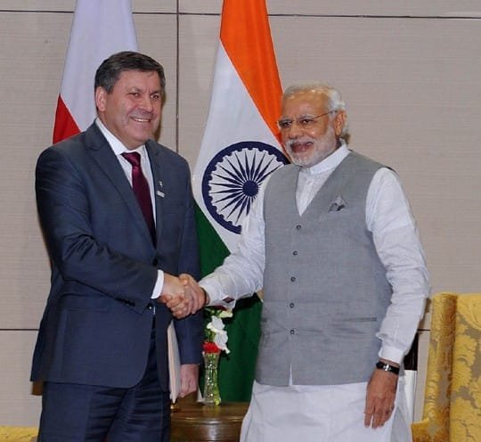 The Prime Minister, Shri Narendra Modi meeting the Deputy Prime Minister of Poland,..