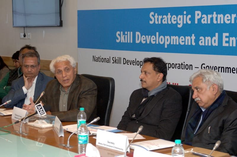 The Minister of State for Skill Development & Entrepreneurship (Independent Charge) and ..