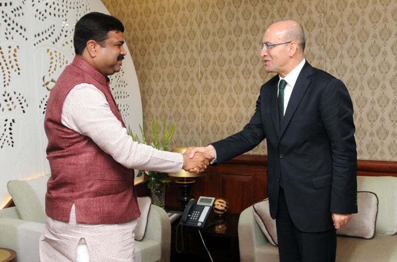 The Finance Minister of Republic of Turkey, Mr. Mehmet Simsek meeting the …