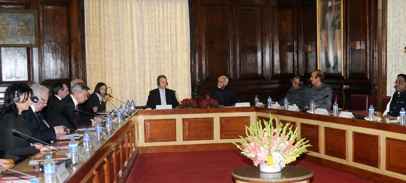 A delegation led by the Chairman of State Duma, Federal Assembly of Russian Federation,..